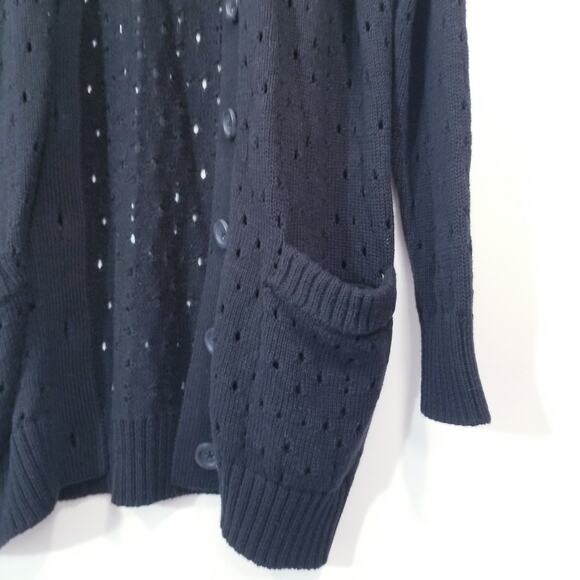 Cotton by Autumn Cashmere Knit Cardigan with Pockets - Picture 3 of 10